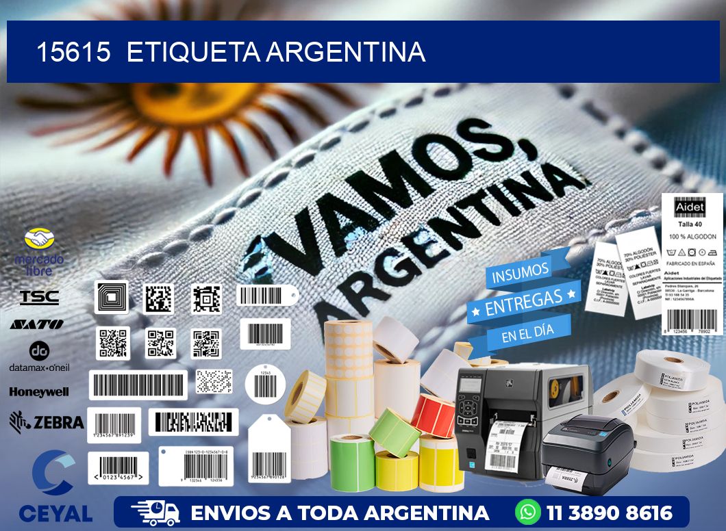 15615 ETIQUETA ARGENTINA