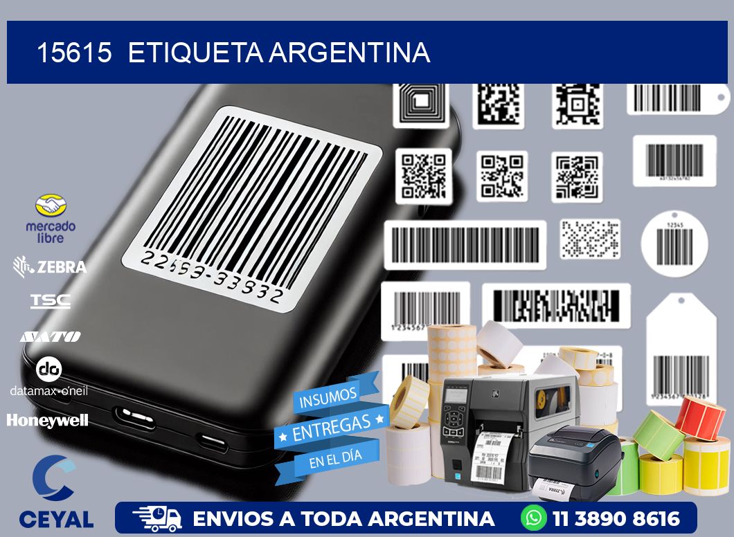 15615 ETIQUETA ARGENTINA