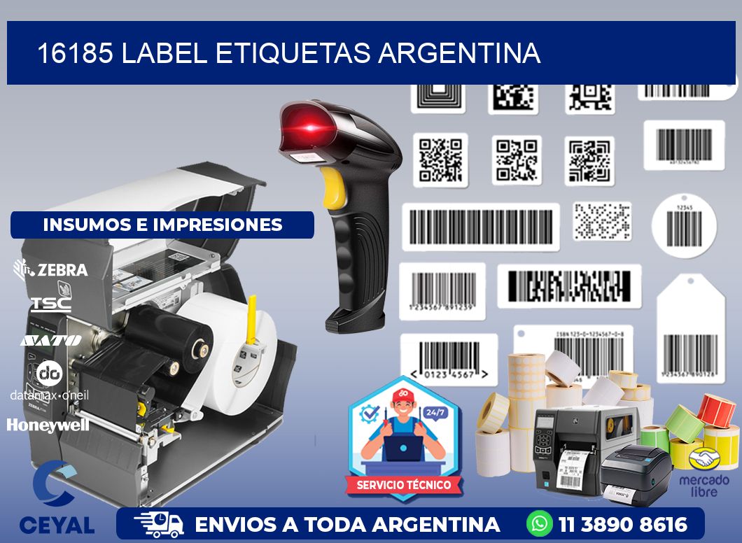 16185 LABEL ETIQUETAS ARGENTINA