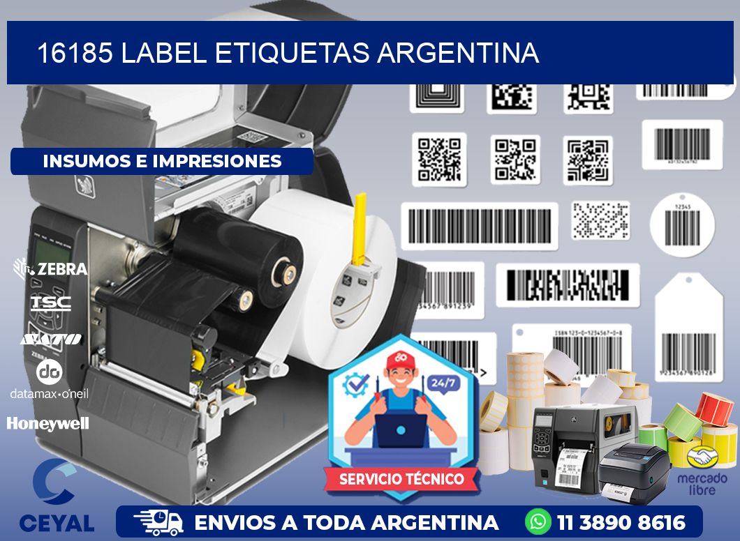 16185 LABEL ETIQUETAS ARGENTINA