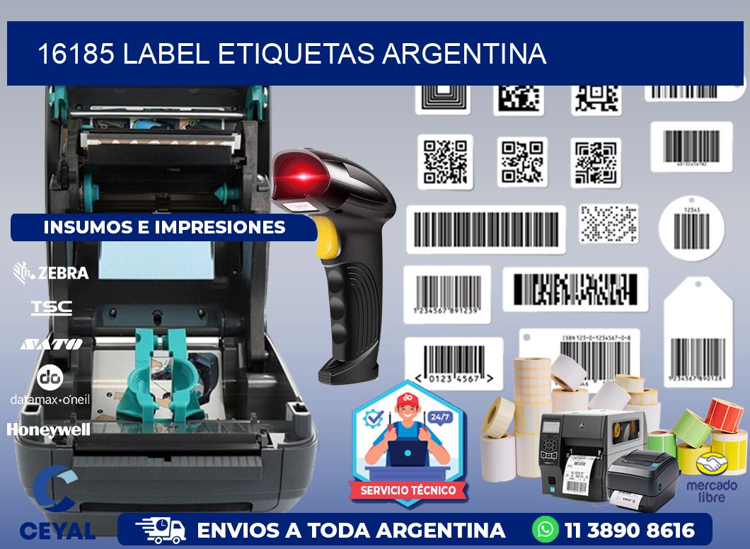16185 LABEL ETIQUETAS ARGENTINA