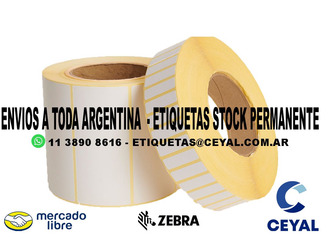 2000 ETIQUETAS RIBBON 21 x 39