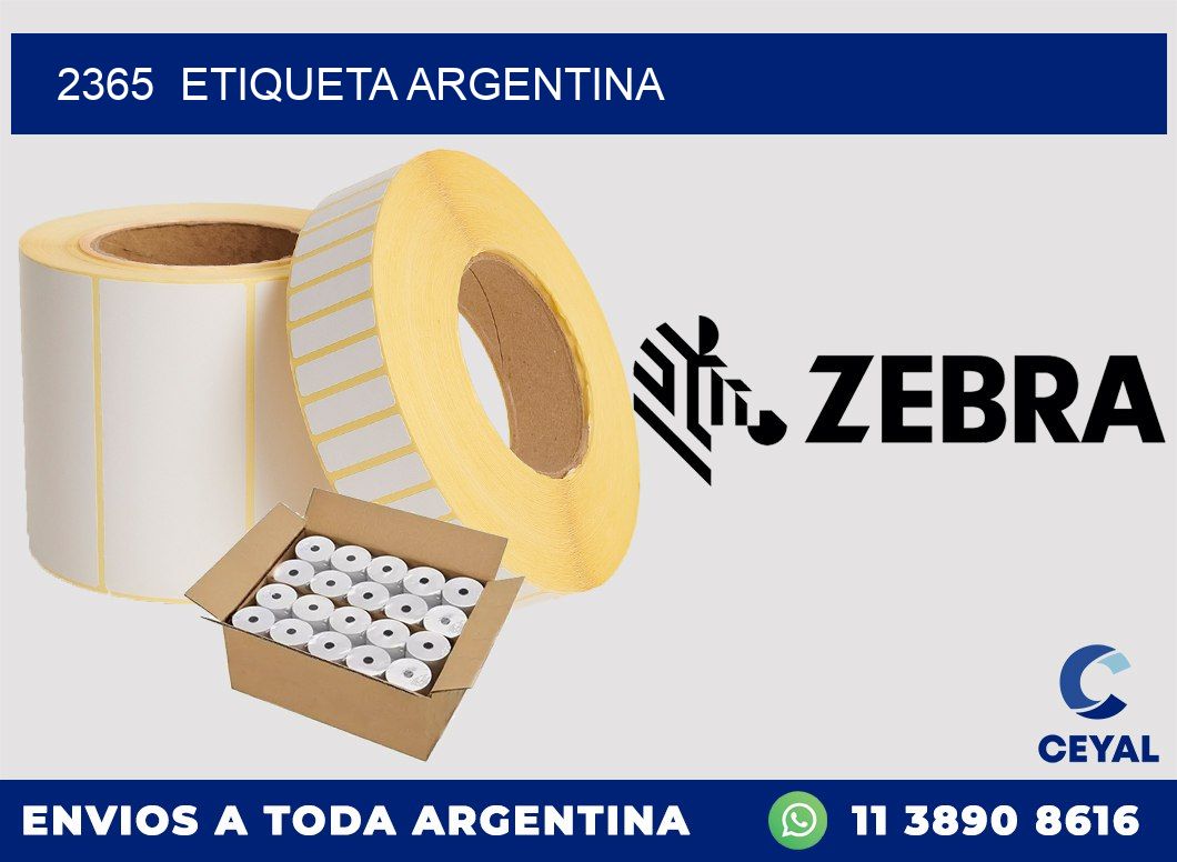 2365 ETIQUETA ARGENTINA