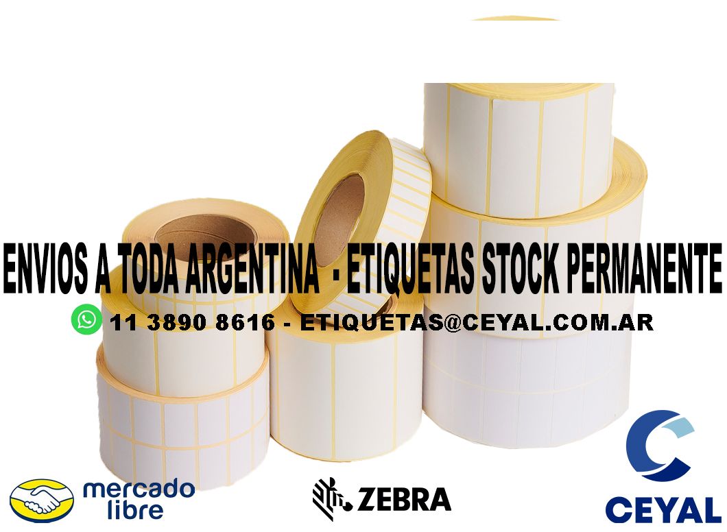 3000 ETIQUETAS PERSONALIZADAS 87 x 31