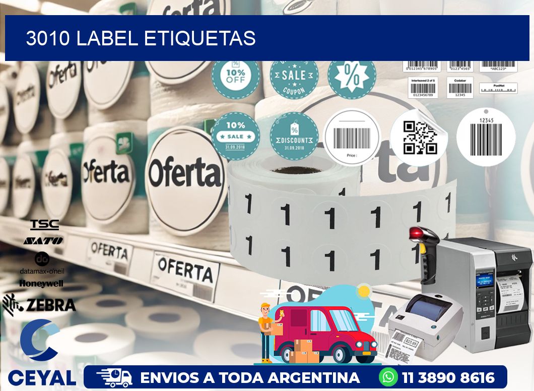 3010 LABEL ETIQUETAS