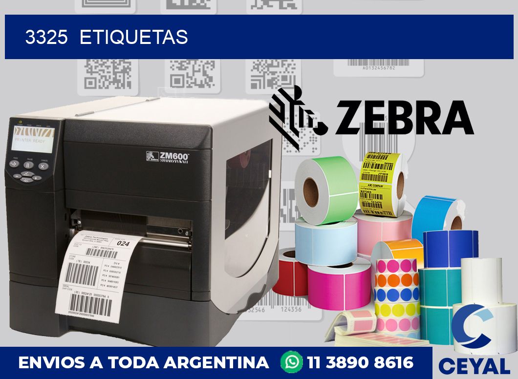 3325  ETIQUETAS