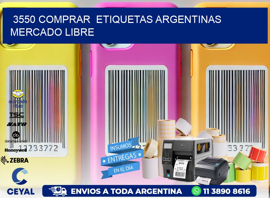 3550 COMPRAR ETIQUETAS ARGENTINAS MERCADO LIBRE