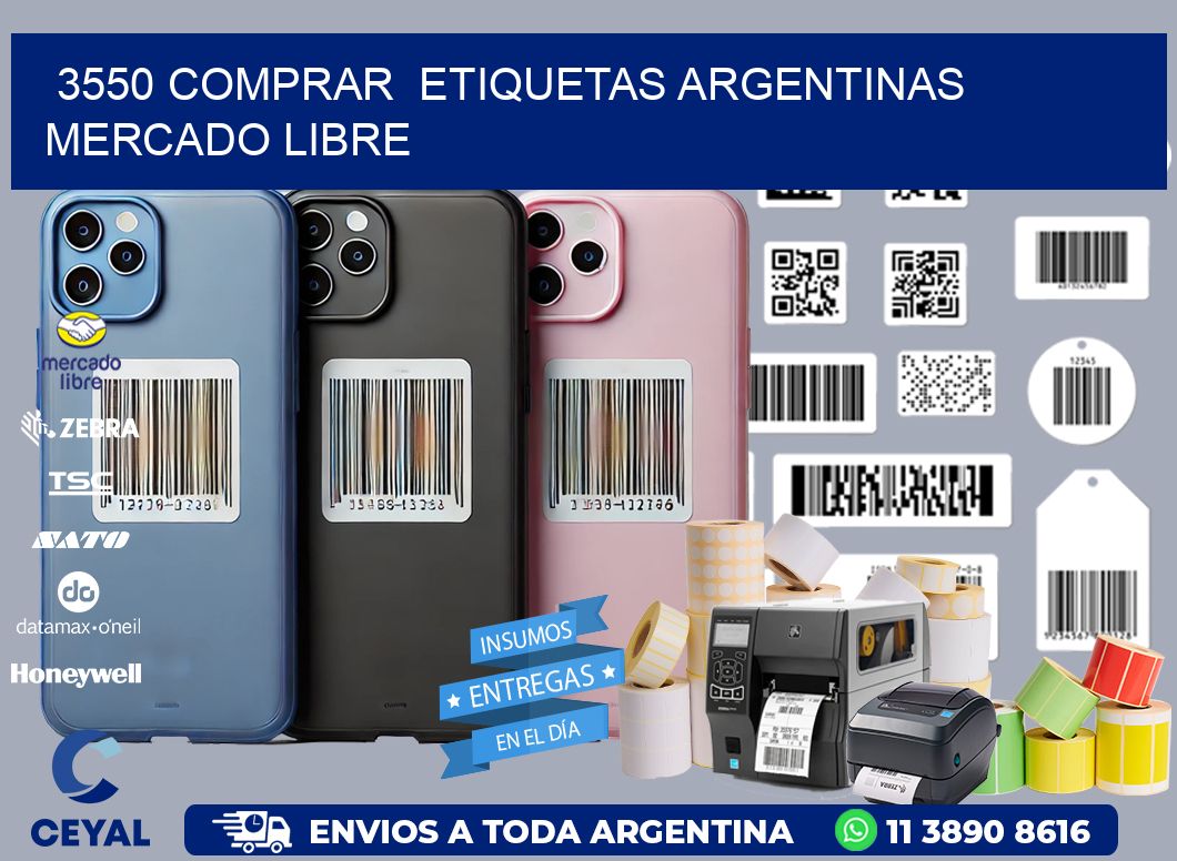 3550 COMPRAR ETIQUETAS ARGENTINAS MERCADO LIBRE