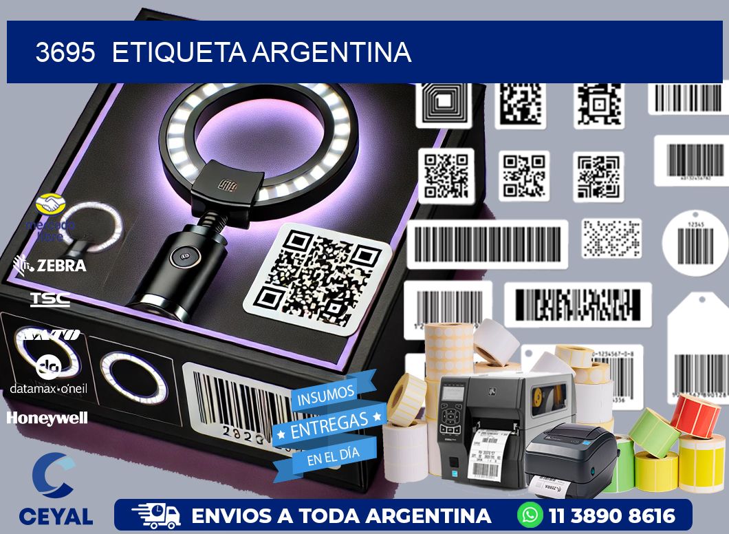 3695 ETIQUETA ARGENTINA