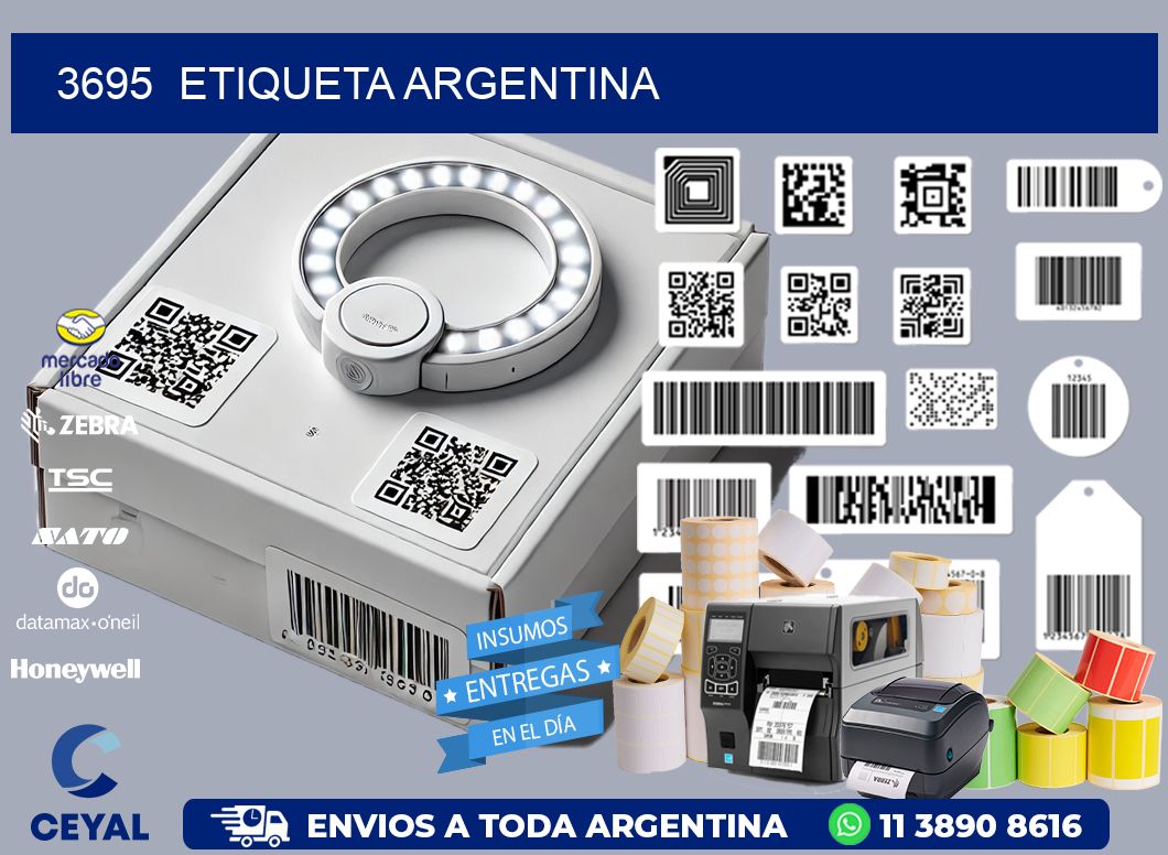 3695 ETIQUETA ARGENTINA