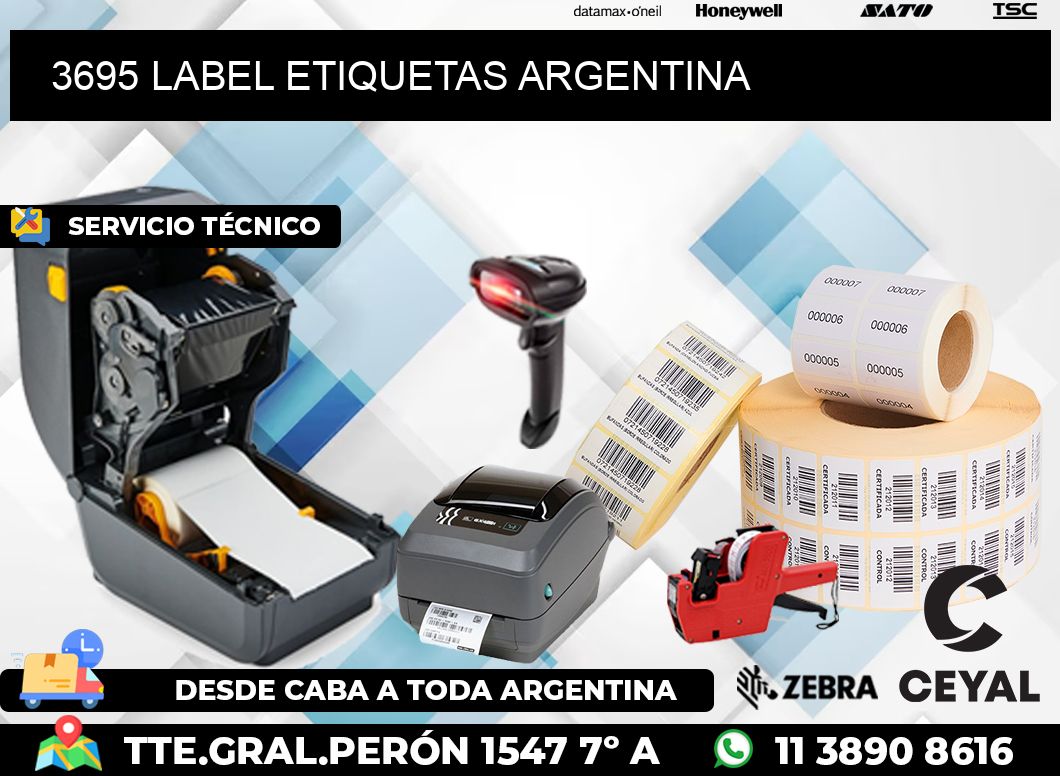 3695 LABEL ETIQUETAS ARGENTINA