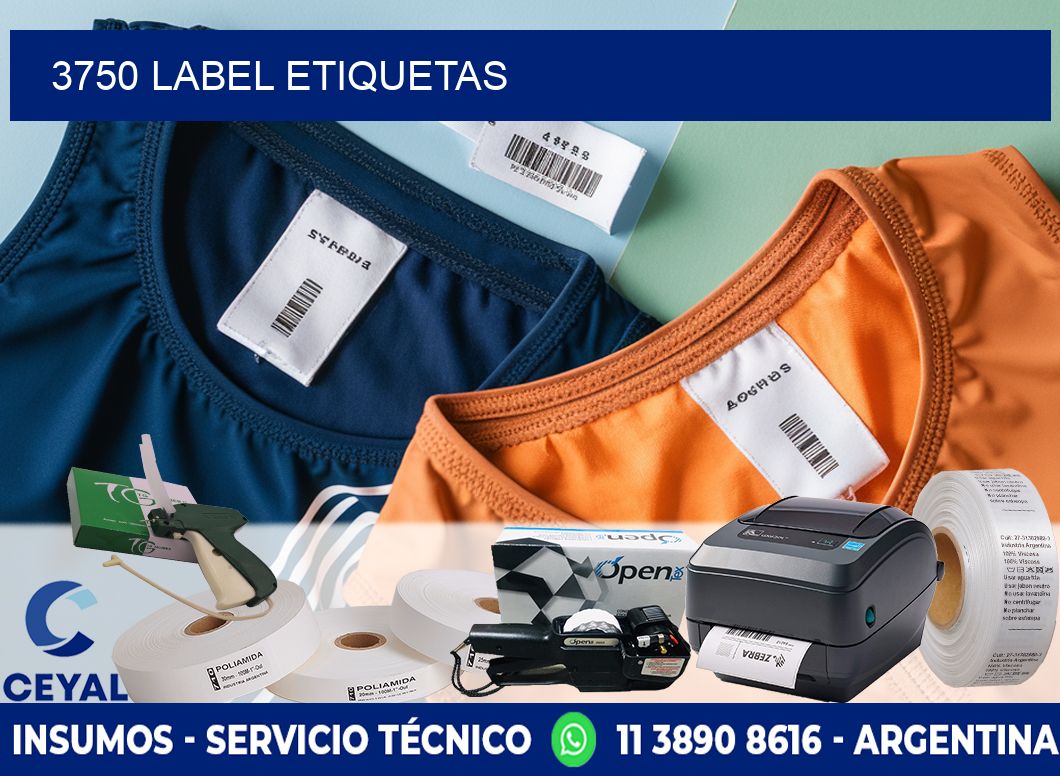 3750 LABEL ETIQUETAS