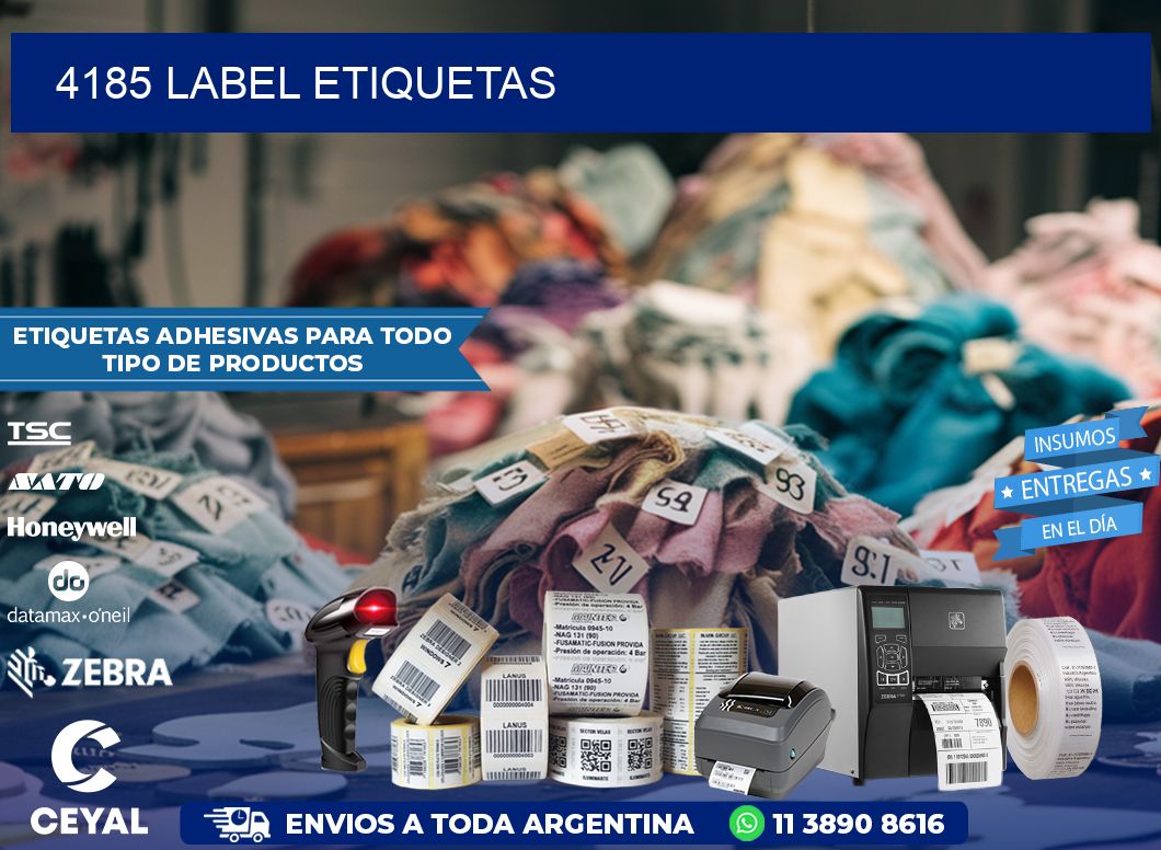 4185 LABEL ETIQUETAS