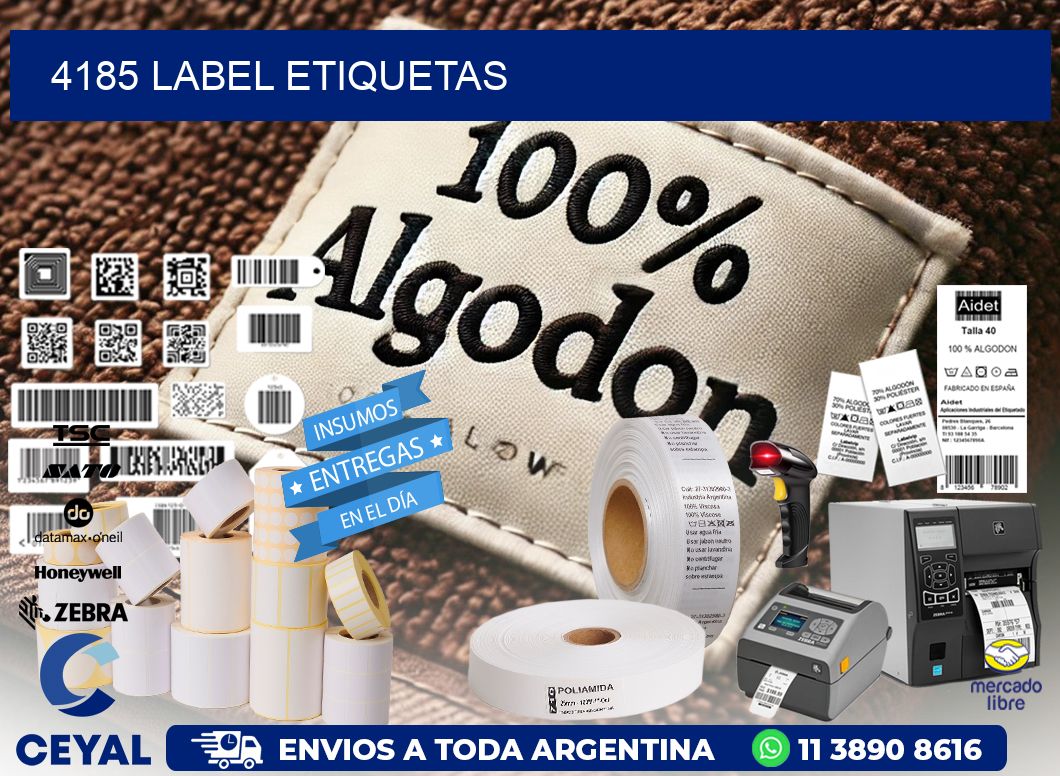 4185 LABEL ETIQUETAS