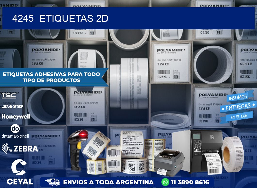 4245 ETIQUETAS 2D
