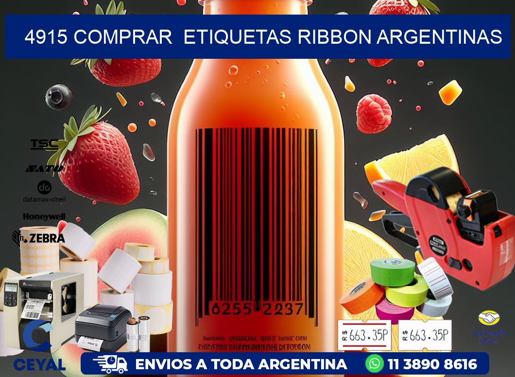 4915 COMPRAR ETIQUETAS RIBBON ARGENTINAS