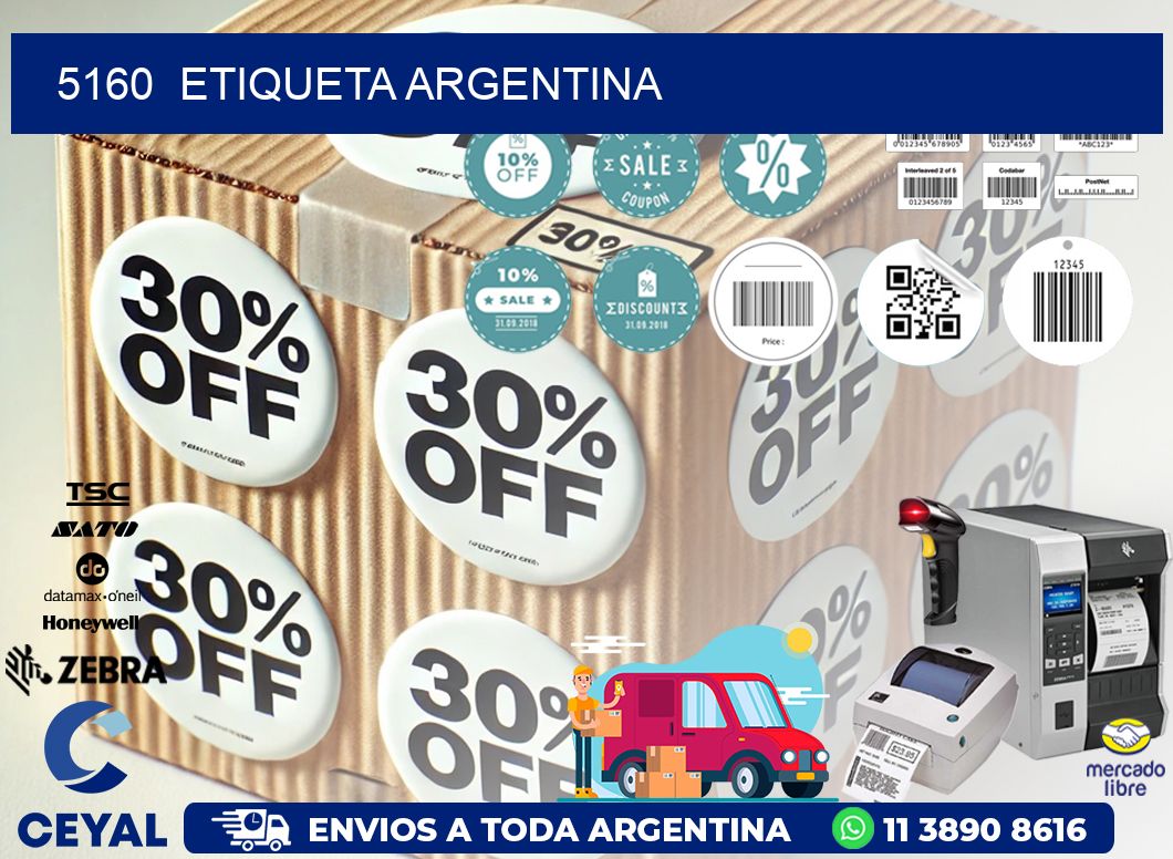 5160 ETIQUETA ARGENTINA