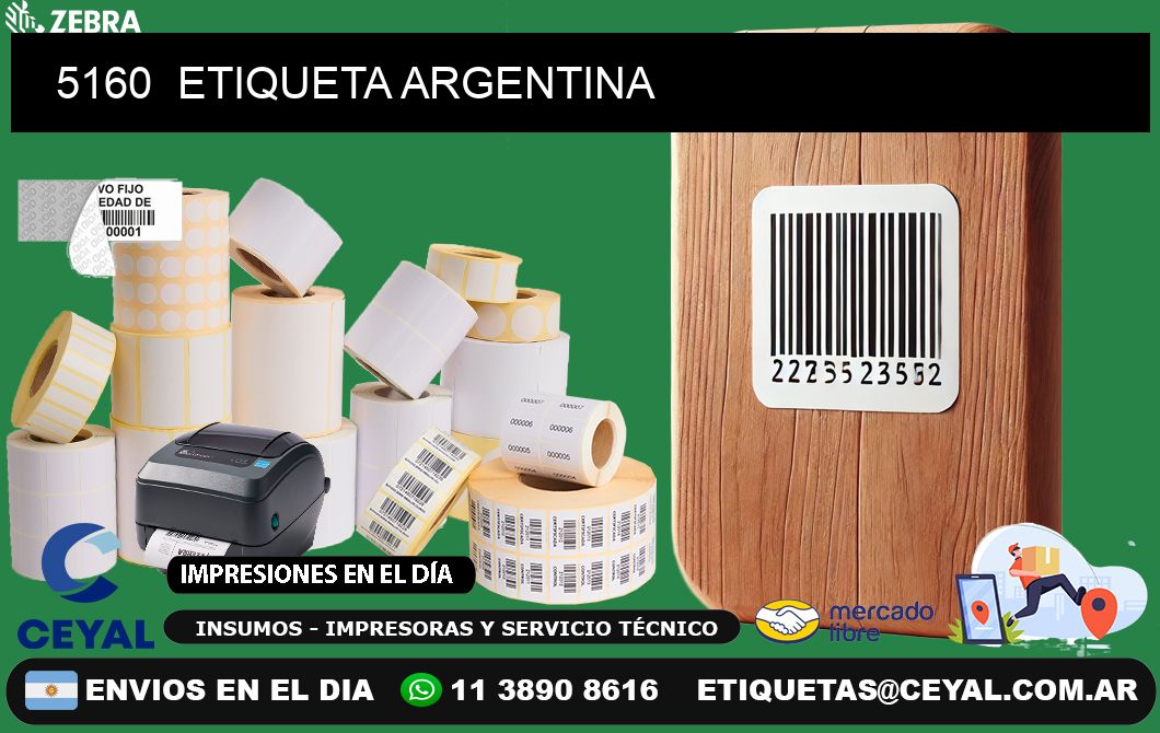 5160 ETIQUETA ARGENTINA