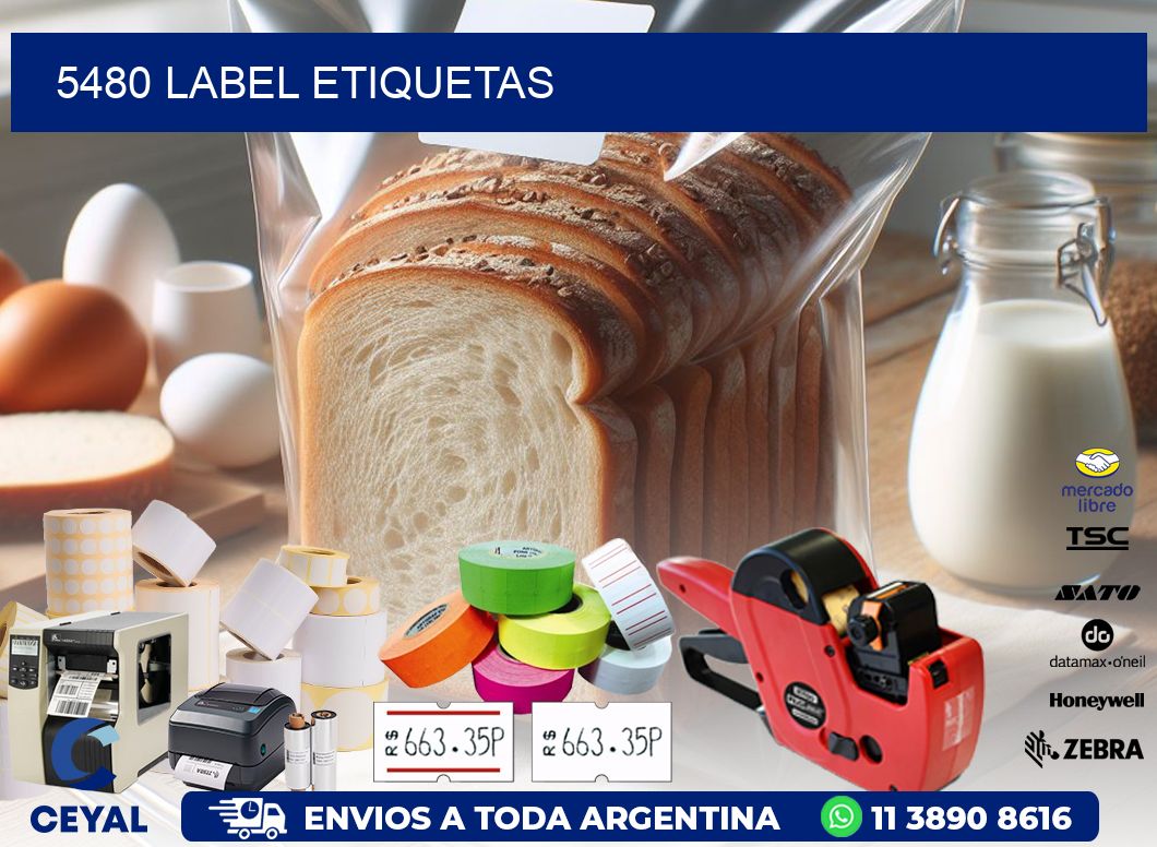 5480 LABEL ETIQUETAS