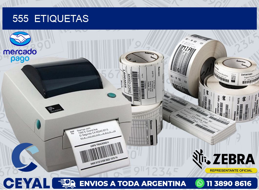 555 ETIQUETAS