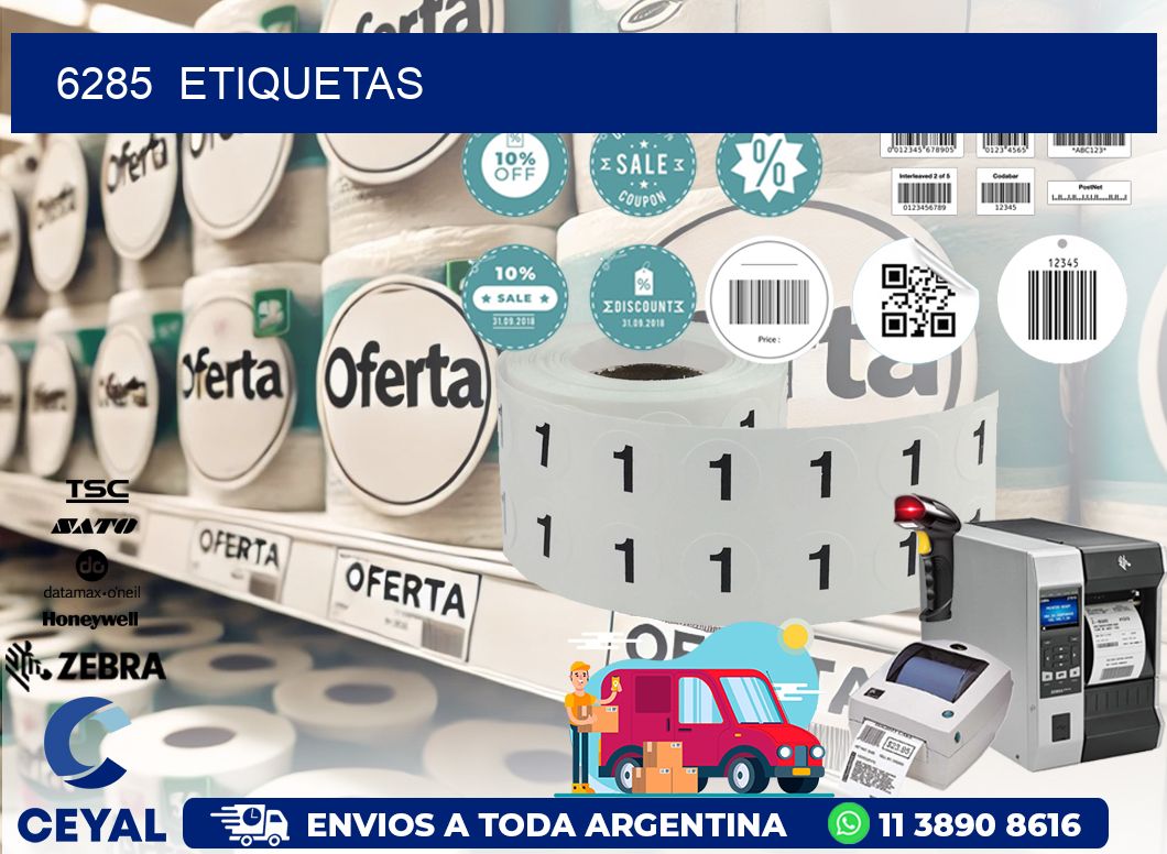 6285 ETIQUETAS