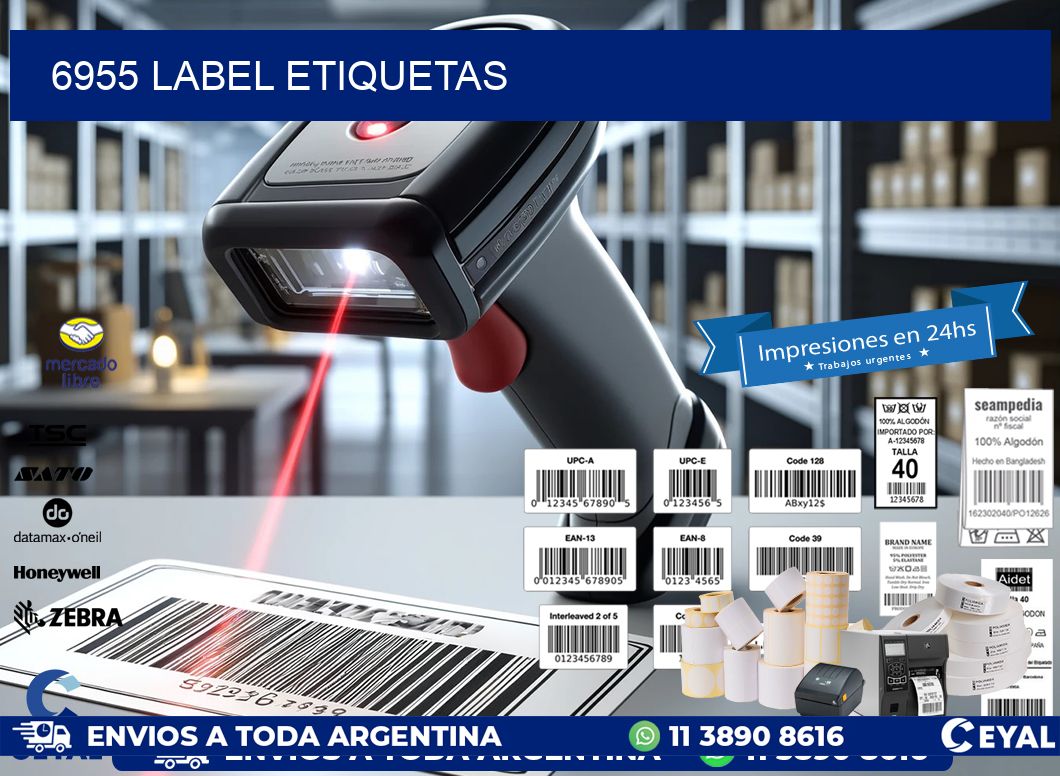 6955 LABEL ETIQUETAS
