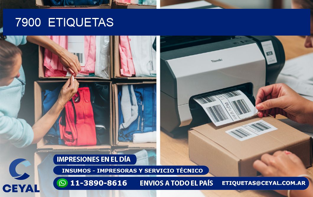 7900 ETIQUETAS