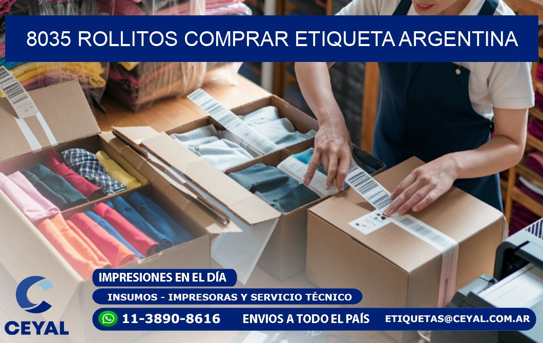 8035 ROLLITOS COMPRAR ETIQUETA ARGENTINA
