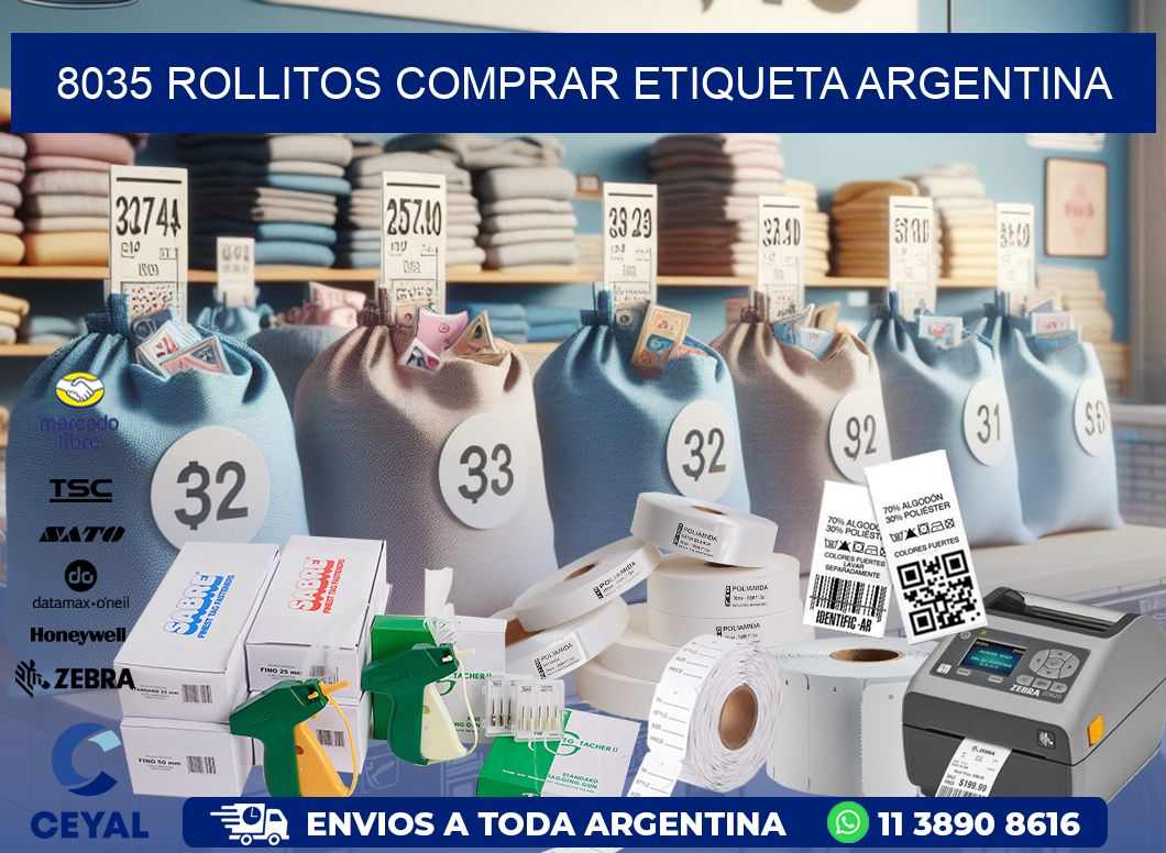 8035 ROLLITOS COMPRAR ETIQUETA ARGENTINA