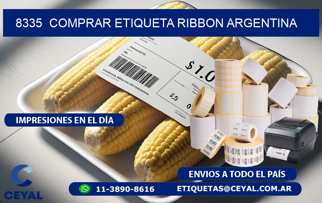 8335  COMPRAR ETIQUETA RIBBON ARGENTINA
