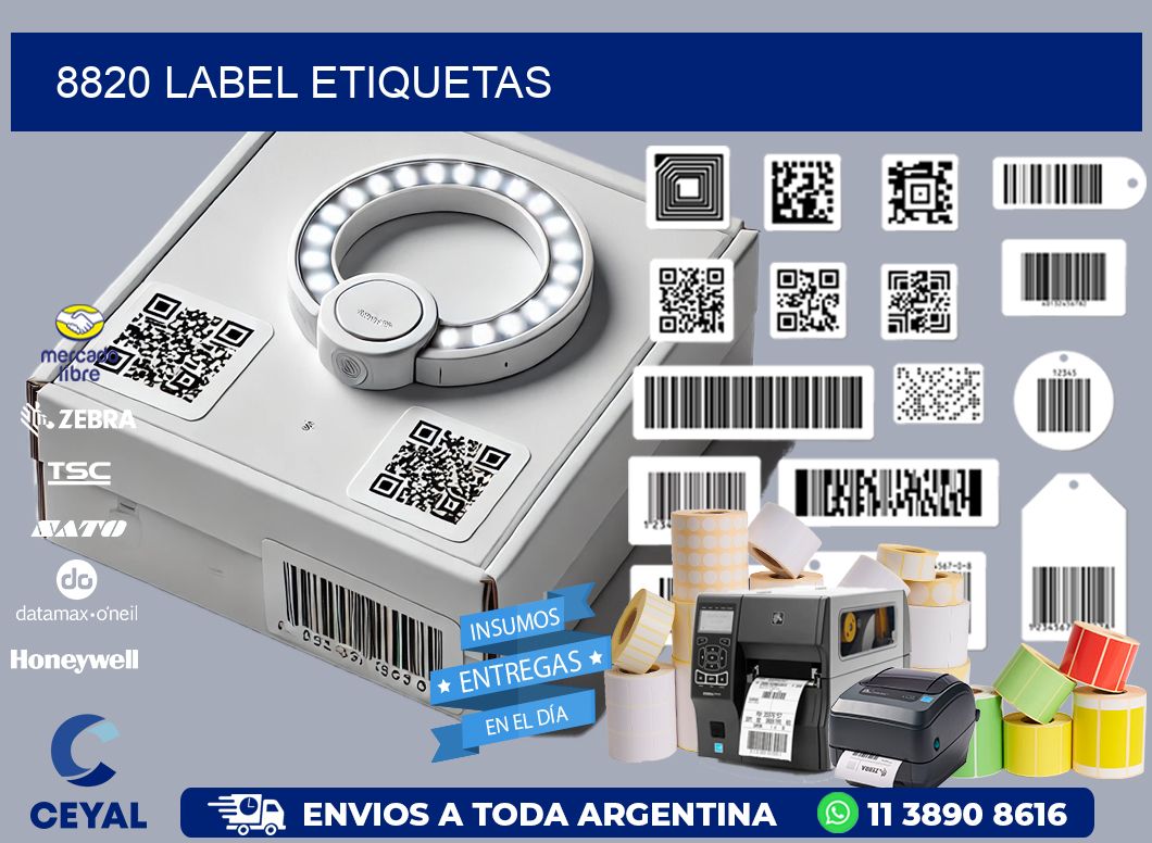8820 LABEL ETIQUETAS