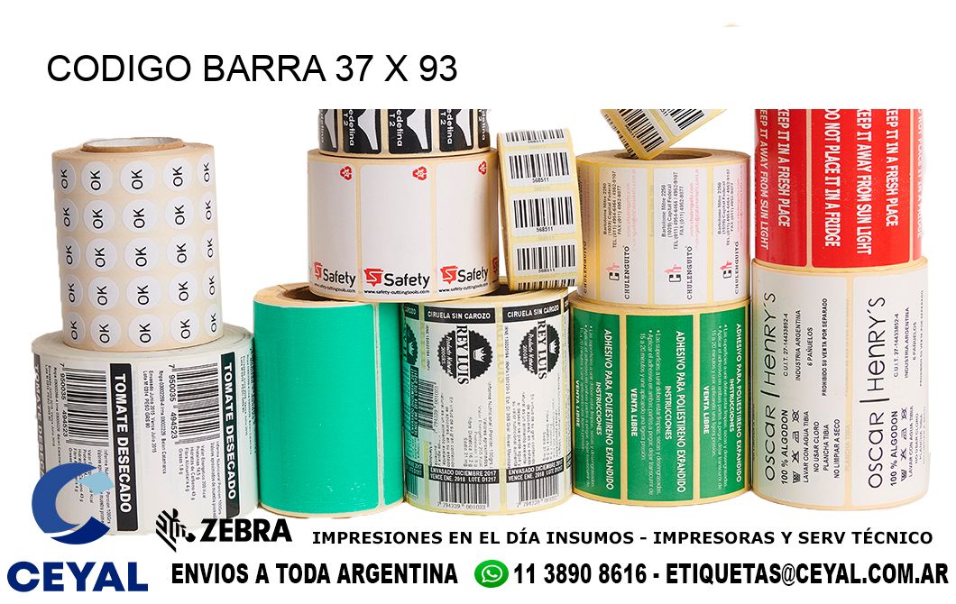 CODIGO BARRA 37 x 93