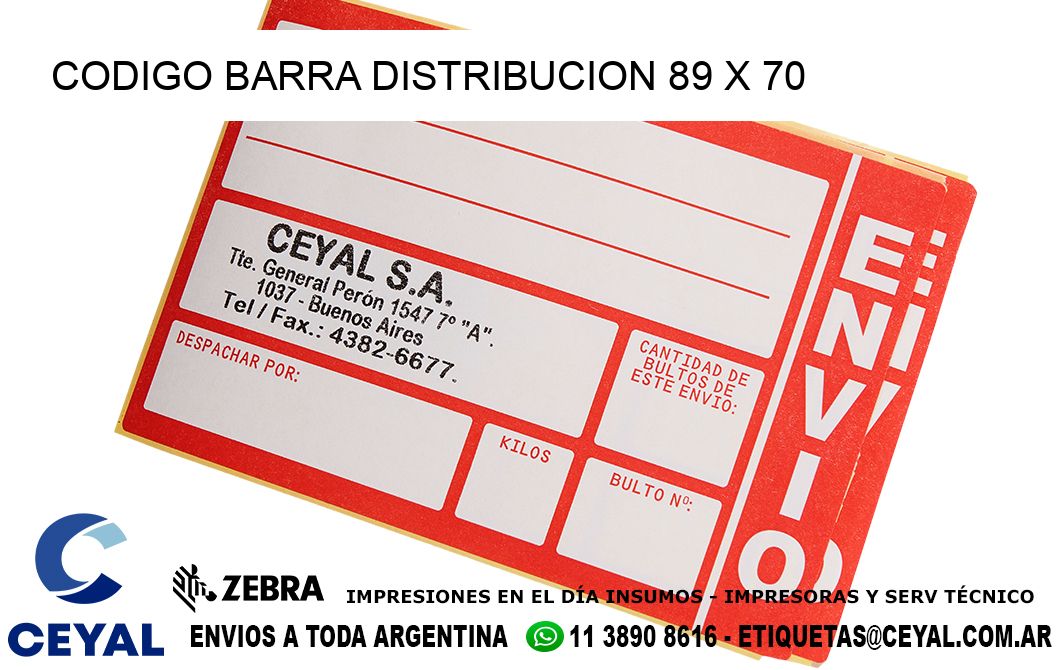 CODIGO BARRA DISTRIBUCION 89 x 70