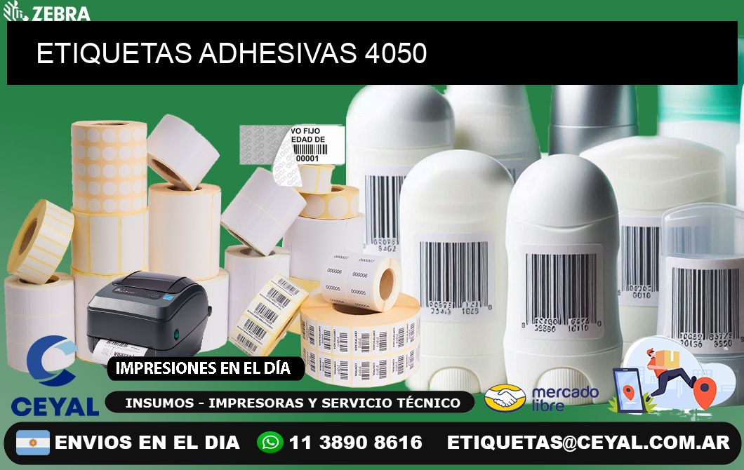 ETIQUETAS ADHESIVAS 4050