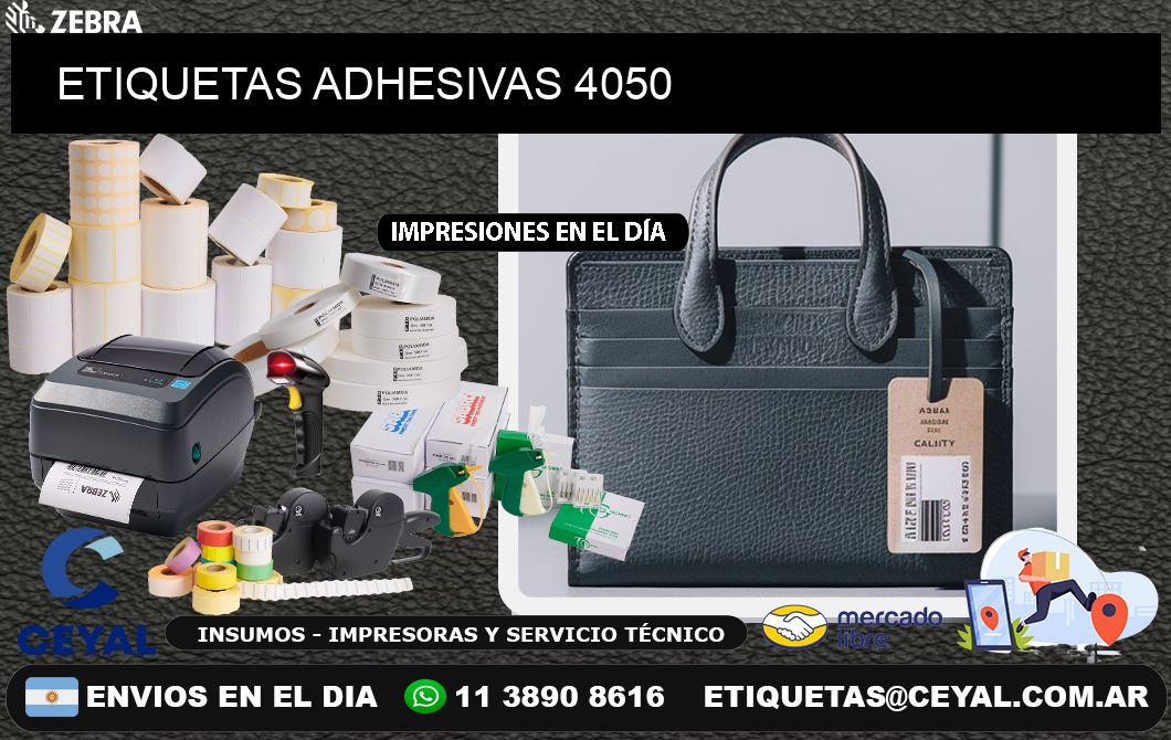 ETIQUETAS ADHESIVAS 4050