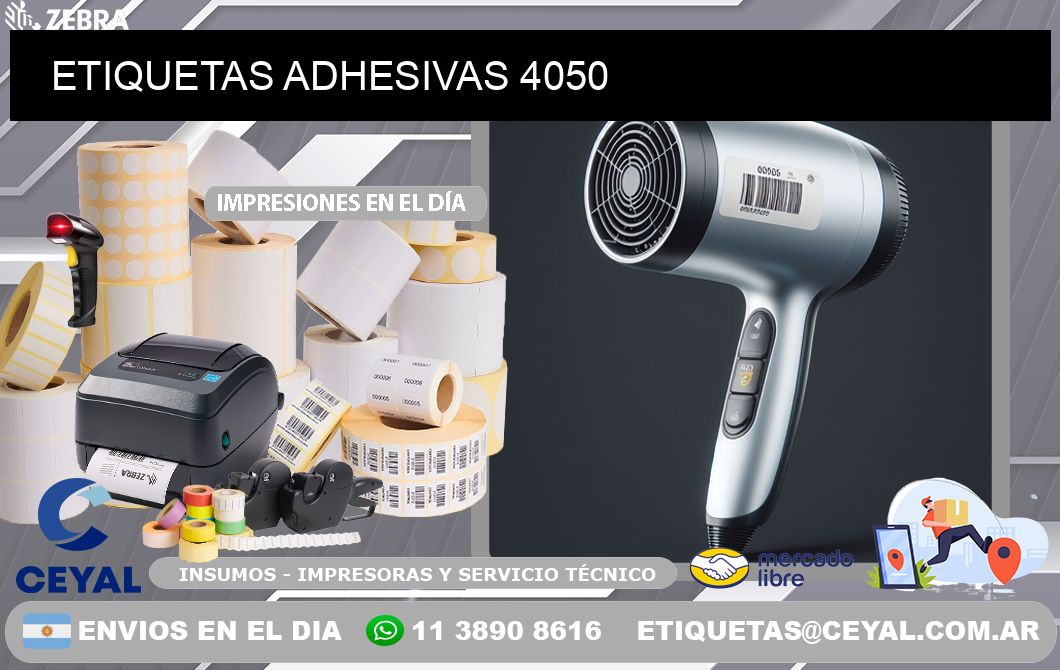 ETIQUETAS ADHESIVAS 4050