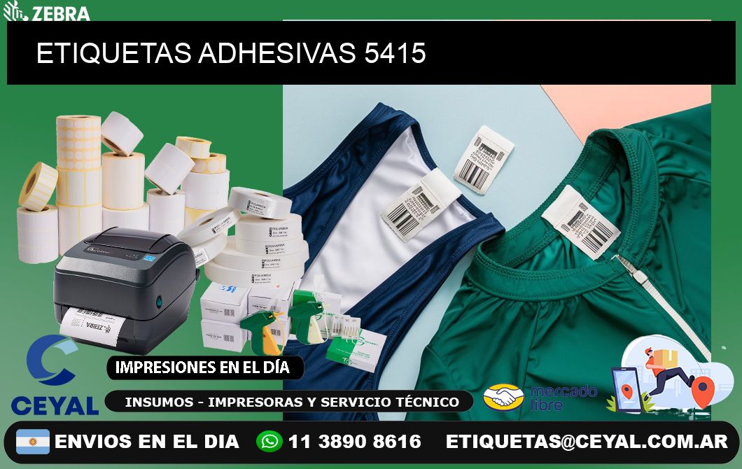 ETIQUETAS ADHESIVAS 5415