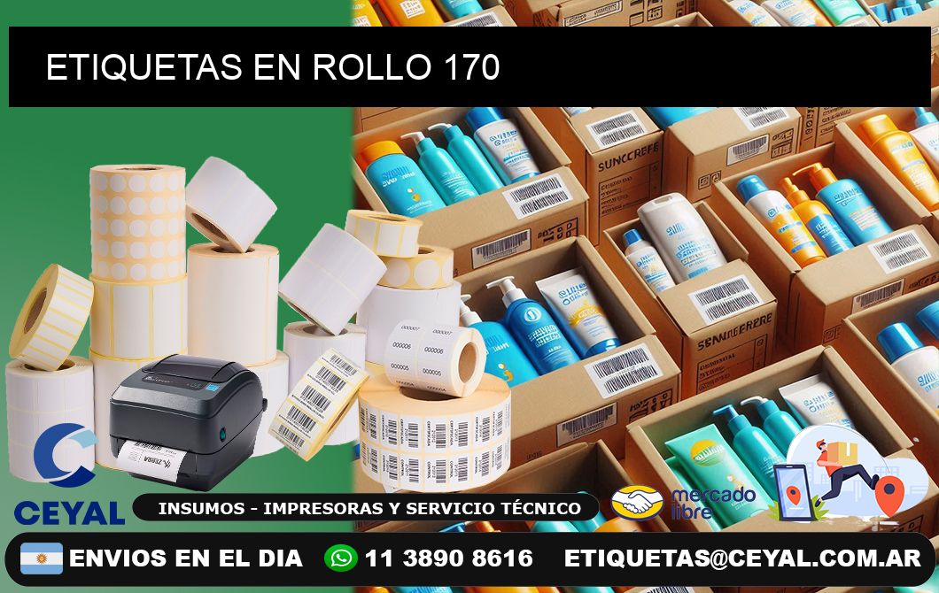 ETIQUETAS EN ROLLO 170