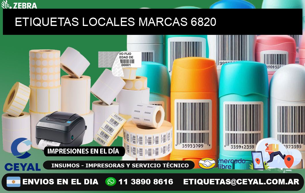 ETIQUETAS LOCALES MARCAS 6820