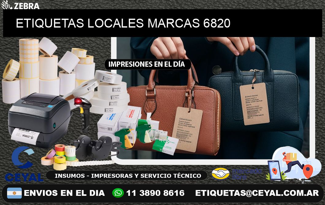 ETIQUETAS LOCALES MARCAS 6820