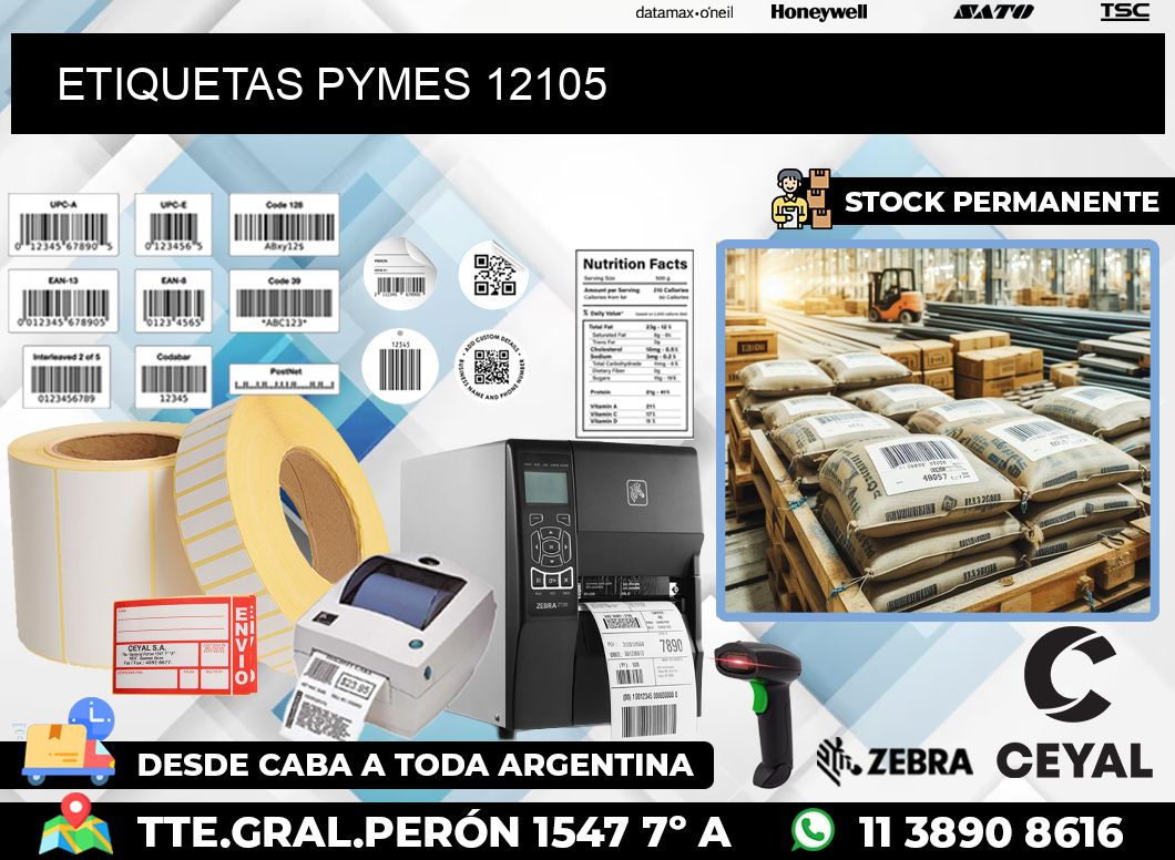 ETIQUETAS PYMES 12105