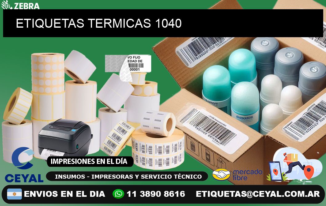 ETIQUETAS TERMICAS 1040