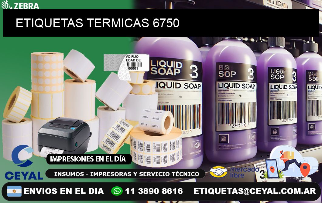 ETIQUETAS TERMICAS 6750