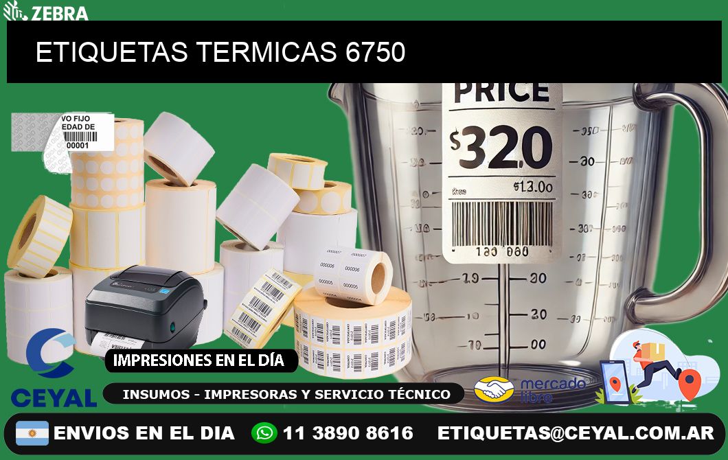 ETIQUETAS TERMICAS 6750