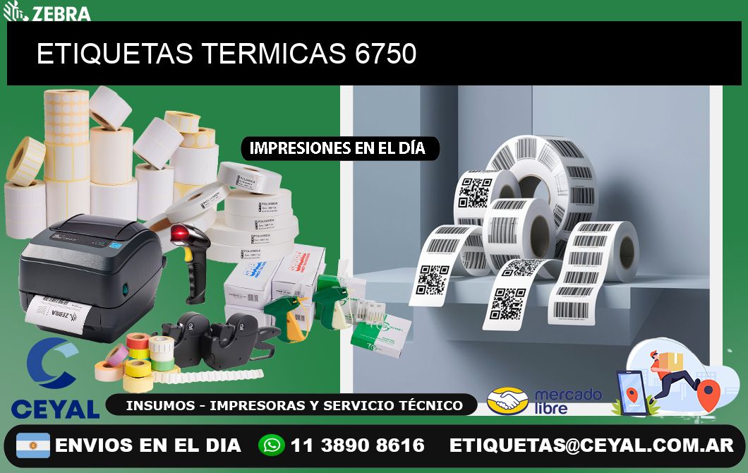 ETIQUETAS TERMICAS 6750