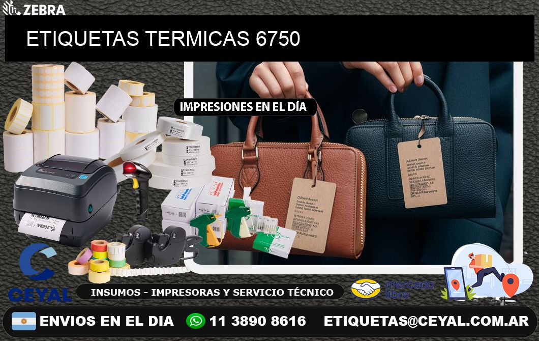 ETIQUETAS TERMICAS 6750