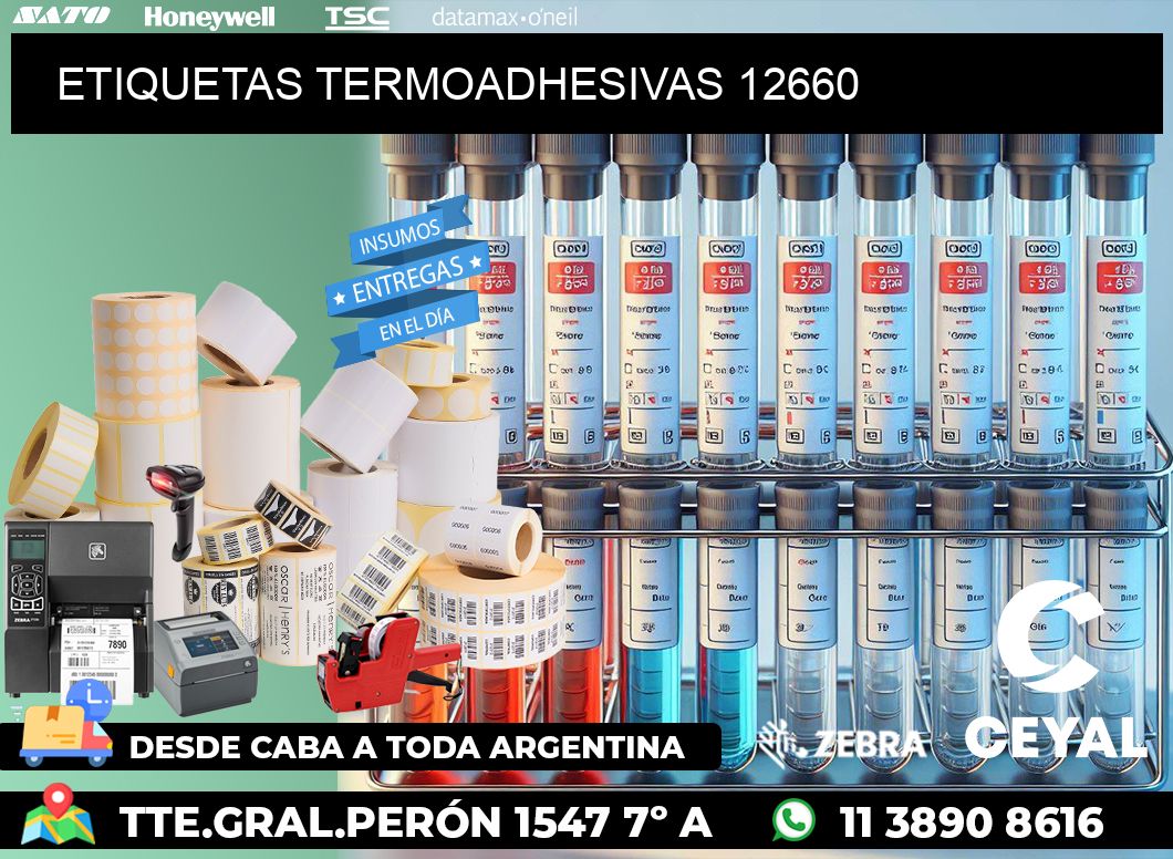 ETIQUETAS TERMOADHESIVAS 12660
