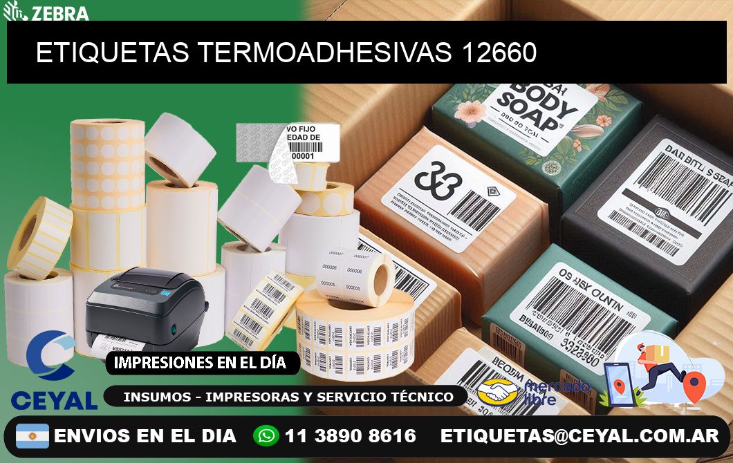 ETIQUETAS TERMOADHESIVAS 12660