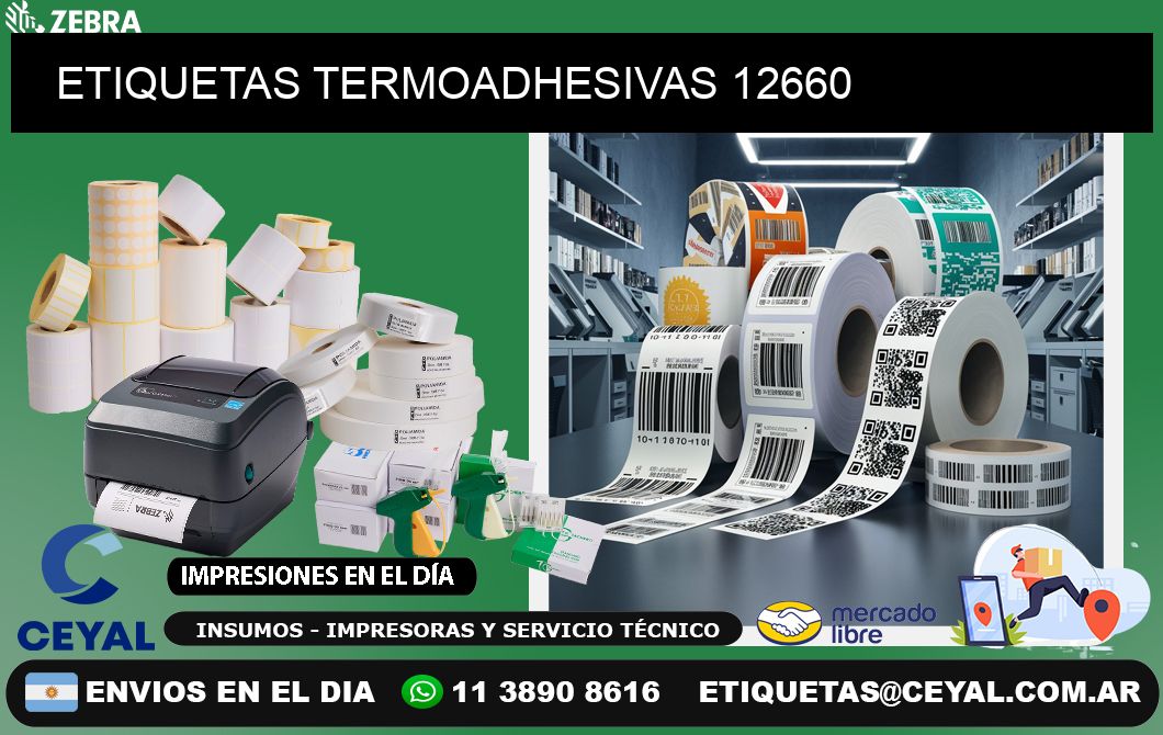 ETIQUETAS TERMOADHESIVAS 12660