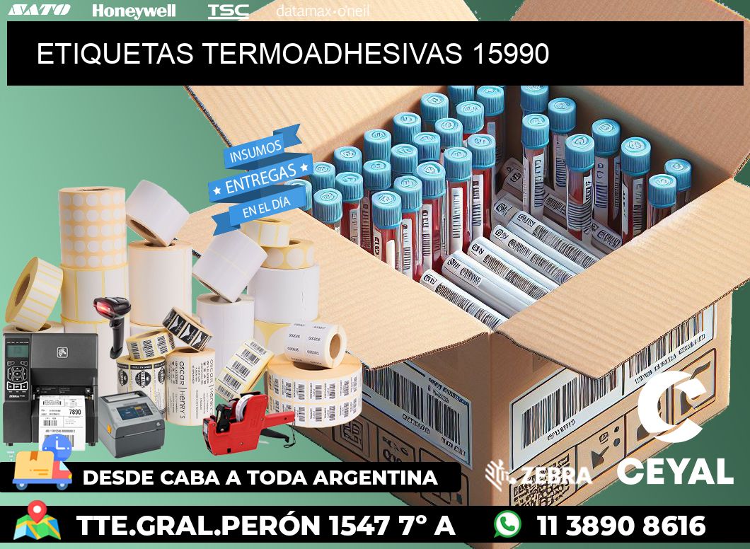 ETIQUETAS TERMOADHESIVAS 15990